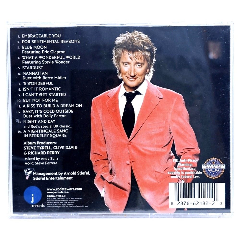Rod Stewart Stardust Great American Songbook Vol 3 CD 828766218220 2004 Jazz EUC